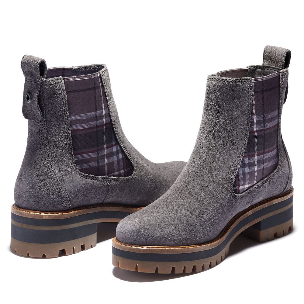 Timberland Chelsea Μποτακια Γυναικεια Βαθυ Γκρι - Courmayeur Valley - Greece 9680142-YZ